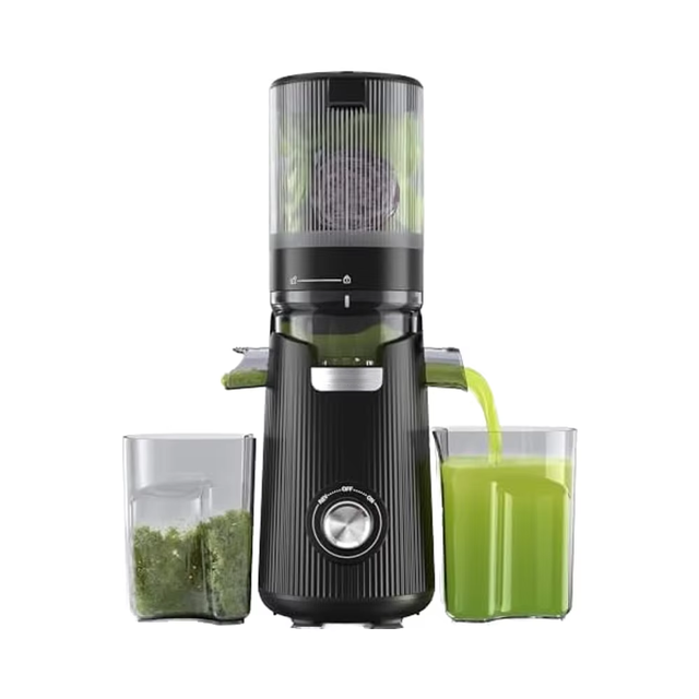 1.8L Electric Auto-Feed Slow Masticating Juicer for Whole Fruit Vegetables High Yield Cold Press Easy Clean Household