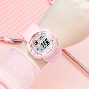 Montre digitale multifonctionnelle pour adolescentes, résistante aux chocs, lumineuse et durable. - Product Image 1