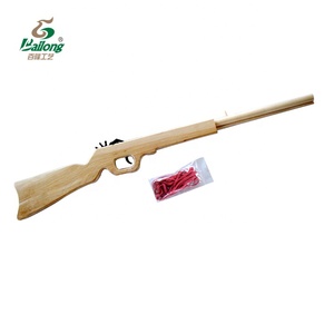Fucile Giocattolo in Legno di Pino a Prezzo di Fabbrica con Tiro a Elastico, Idea Regalo per Bambini - Product Image 4