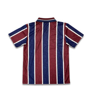 Özel gençlik erkek klasik şerit Retro futbol forması - Product Image 3