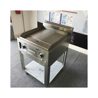 Équipement de friteuse à hamburgers, plaque chauffante en acier inoxydable, fonte, plaque chauffante à gaz commerciale, équipement de restauration commerciale