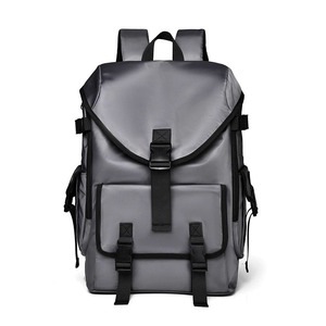 Sac à dos d'étudiant personnalisé avec logo OEM, grande capacité, doublure en polyester imperméable, fermeture à glissière, sac à dos pour homme, collège, université - Product Image 3