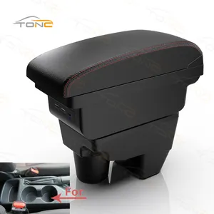 Tonc ความสะดวกสบายสูงสุดสำหรับ Toyota Yaris ของคุณ: ที่วางแขนพอดีกับที่ชาร์จ USB การกำหนดค่าที่หรูหราและการออกแบบที่กำหนดเอง