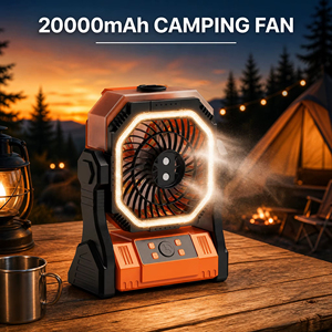 Ventilateur de table compact USB pour camping et bureau, idéal pour le travail en déplacement - Product Image 6