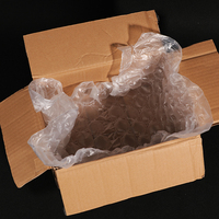 Rouleau de film à bulles d'expédition sur mesure, 300 m de long, coussin d'air pour l'emballage, bulles gonflables avec perforation pour l'emballage