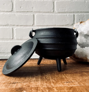 Olla <span class=keywords><strong>grande</strong></span> <span class=keywords><strong>de</strong></span> <span class=keywords><strong>hierro</strong></span> fundido <span class=keywords><strong>de</strong></span> tres patas, alta calidad, sólida y duradera, para cocinar, 25 # - Product Image 3