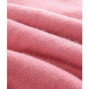 Cardigan rose à col polo pour femme Zhan Ya, tricoté à manches longues, coupe ajustée, simple boutonnage, anti-boulochage - Product Image 3