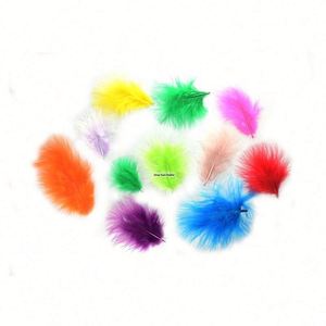 Venta caliente de moda hermosa de color 3-5 pulgadas sangre pluma marabú Turquía <span class=keywords><strong>Marabou</strong></span> - Product Image 1