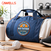 AWELLS Badge 3D en PVC sur mesure, logo personnalisé, patch en caoutchouc personnalisé pour marquer votre empreinte sur les vêtements et les accessoires de sacs