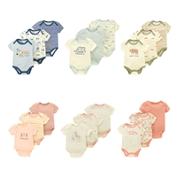 Groothandel Hoge Kwaliteit Katoenen Baby Meisjes Kleding 0-3 Maanden OEM Merkloze Nieuwe Rompers ODM Aanbod Gebreide Kinderkleding