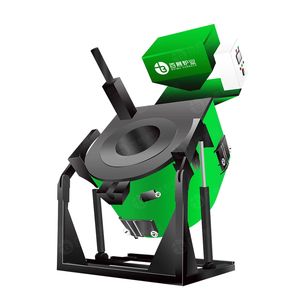 Four à creuset inclinable Type inclinable biomasse <span class=keywords><strong>bois</strong></span> granulés Machine <span class=keywords><strong>de</strong></span> four <span class=keywords><strong>de</strong></span> fusion en <span class=keywords><strong>aluminium</strong></span> cuit - Product Image 3