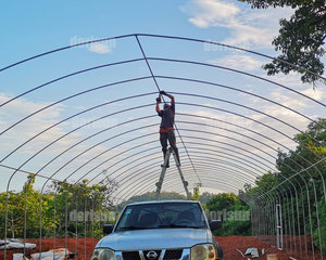 Lớn nông nghiệp nhà kính và trang trại đường hầm nhà kính Bộ phim nhựa trồng Nhà kho Bộ Xương nhà kính - Product Image 5