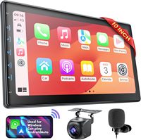 Universal Android Auto Carplay Layar Sentuh 10 Inci 2DIN CarPlay Radio FM Head Unit Player
