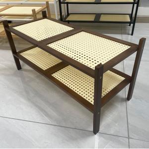 Rack à chaussures multifonctionnel pliable en bois de <span class=keywords><strong>bambou</strong></span> pour la maison Rack à chaussures vertical en <span class=keywords><strong>rotin</strong></span> Rack Stands Shelves - Product Image 1