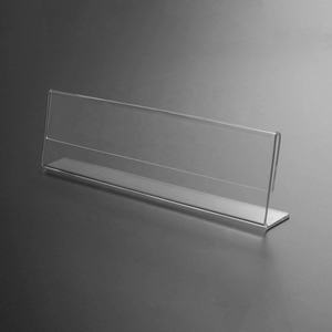 Soporte <span class=keywords><strong>de</strong></span> letrero <span class=keywords><strong>de</strong></span> escritorio acrílico personalizado <span class=keywords><strong>de</strong></span> 2x8 pulgadas Placa <span class=keywords><strong>de</strong></span> nombre para exhibición <span class=keywords><strong>de</strong></span> mesa - Product Image 3