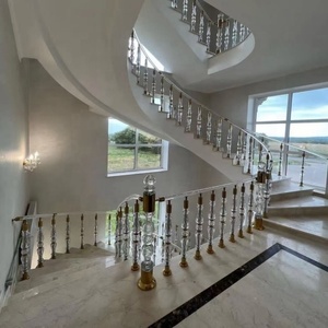 Quyến rũ rực rỡ: trong nhà pha lê thủy tinh cầu thang trụ cột lan can với minh bạch rõ ràng Acrylic cầu thang lan can nâng cao bạn - Product Image 3