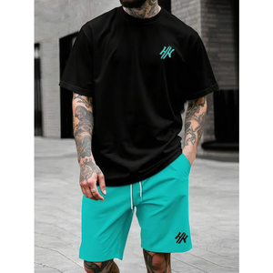 Men's T-Shirt <b>Sets</b> Custom Logo Polyester Low MOQ Hot Selling Product - Product Image 3