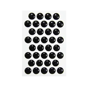Glossy Finish Enamel Dots Jewels Gem Rhinestone Essentials Pearl Stickers Self Adhesive For Crafts DIY Scrapbooking Supplies