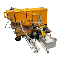 Machine de marquage routier la plus vendue, application manuelle à deux composants de plastique froid aggloméré pour la marquage des lignes
