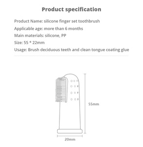 Nouveau modèle de brosse à dents pour bébés, hygiène bucco-dentaire facile, nettoyage des dents, brosse à dents en silicone souple pour l'entraînement - Product Image 3