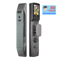 Serrure intelligente tuya avec reconnaissance faciale 3D, fonctionne avec une application WIFI, déverrouillage à distance, Capture de porte Photo, caméra vidéo