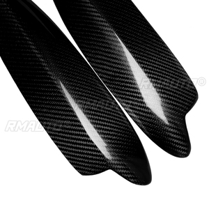 1 paire de couvre-phares en fibre de carbone véritable pour Mercedes-Benz Smart Fortwo W451 2007-2014, accessoires de voiture - Product Image 3