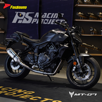 Forsound Factory Prix de gros Silencieux d'échappement de moto en acier inoxydable Système complet Slip-on pour MT-07 Akrapovics 2014 2026