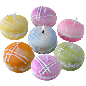 Simulation Macaron Scented <b>Candle</b> Dessert Shape Gift Mini <b>Candle</b> For Birthday Cake Decoration - Product Image 5