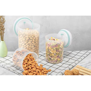 Contenitore per Alimenti in Plastica Sigillato, Senza Fenoli, Facile da Aprire, per Cucina, Snack, Pasta e Alimenti Secchi, con Coperchio - Product Image 2