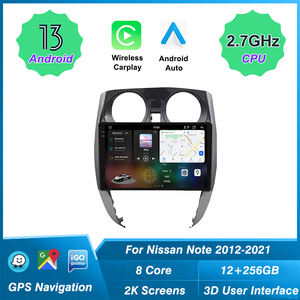 3D en temps réel dynamique conduite 12 + 256G Android Auto Radio pour <span class=keywords><strong>Nissan</strong></span> <span class=keywords><strong>Note</strong></span> 2012-2021 GPS Navigation <span class=keywords><strong>Carplay</strong></span> voiture multimédia - Product Image 3