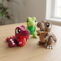 Modèle de Tyrannosaurus Rex articulé réaliste imprimé en 3D, matériau PLA, personnalisable, commandes en gros acceptées, service d'impression FDM