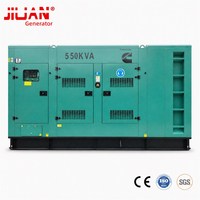 Groupe électrogène diesel silencieux QSZ13 personnalisable OEM 550 kVA (500 kVA / 400 kW) pour alimentation de secours industrielle 50 Hz