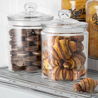 Lot de 24 bocaux de stockage en verre acrylique transparent de 400ml, petite boîte hermétique en silicone pour le stockage des aliments, pour le sucre et les herbes.