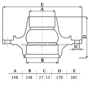 Moyeux de roue à bon <span class=keywords><strong>prix</strong></span> 035.058/2-F pour Volvo <span class=keywords><strong>DAF</strong></span> VKHC 5925 Camion Moyeux de roue 21102556 - Product Image 5