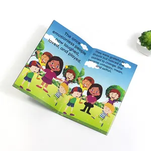Imprimir sob demanda capa dura crianças livro de alta qualidade impressão papel revestido livro pequeno MOQ personalizado crianças livros impressão