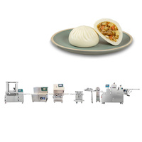Nouvelle machine automatique à baozi (buns farcis à la vapeur) en acier inoxydable 304, capacité de 60 à 120 pièces/minute pour les usines de fabrication et les fermes