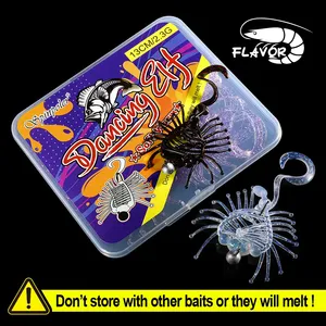 Señuelo Flotante Suave Spinpoler Dancing Elf de 13cm con Aroma a Camarón, TPR, UV Activo, Brillo Nocturno, Cebo de Gusano para Pesca de Lubina, Perca, Trucha y Lucio - Product Image 6