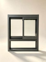 Ventana Corredera de Aluminio Moderna de Estilo Europeo YATTON con Certificación CE, Diseño Horizontal, Función Antiviento, Acero Inoxidable para Cocina
