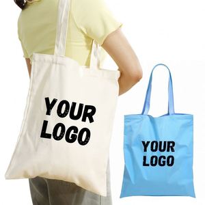 Bolsa de Tela Personalizada con Logotipo para Empresas, Impresión de Bolsas de Compras Reutilizables para Mujer - Product Image 6
