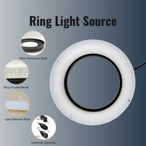 Светодиодный кольцевой светильник для автоматизированной визуальной инспекции, 10 градусов, внешний диаметр 90 мм - Product Image 2