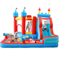 Château gonflable commercial mini pour enfants, idéal pour les fêtes, écologique, style château européen