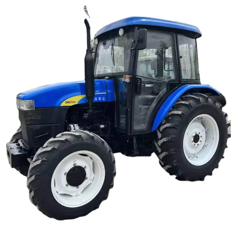 used tractor holland snh704 70hp 4WD farm agricultural machinery two wheel rc tractor maquina tractora agricola tt75