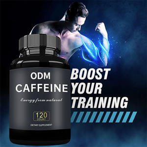 Cápsulas de cafeína 120 cápsulas por botella que proporcionan energía para el ejercicio Productos orgánicos no modificados genéticamente - Product Image 5