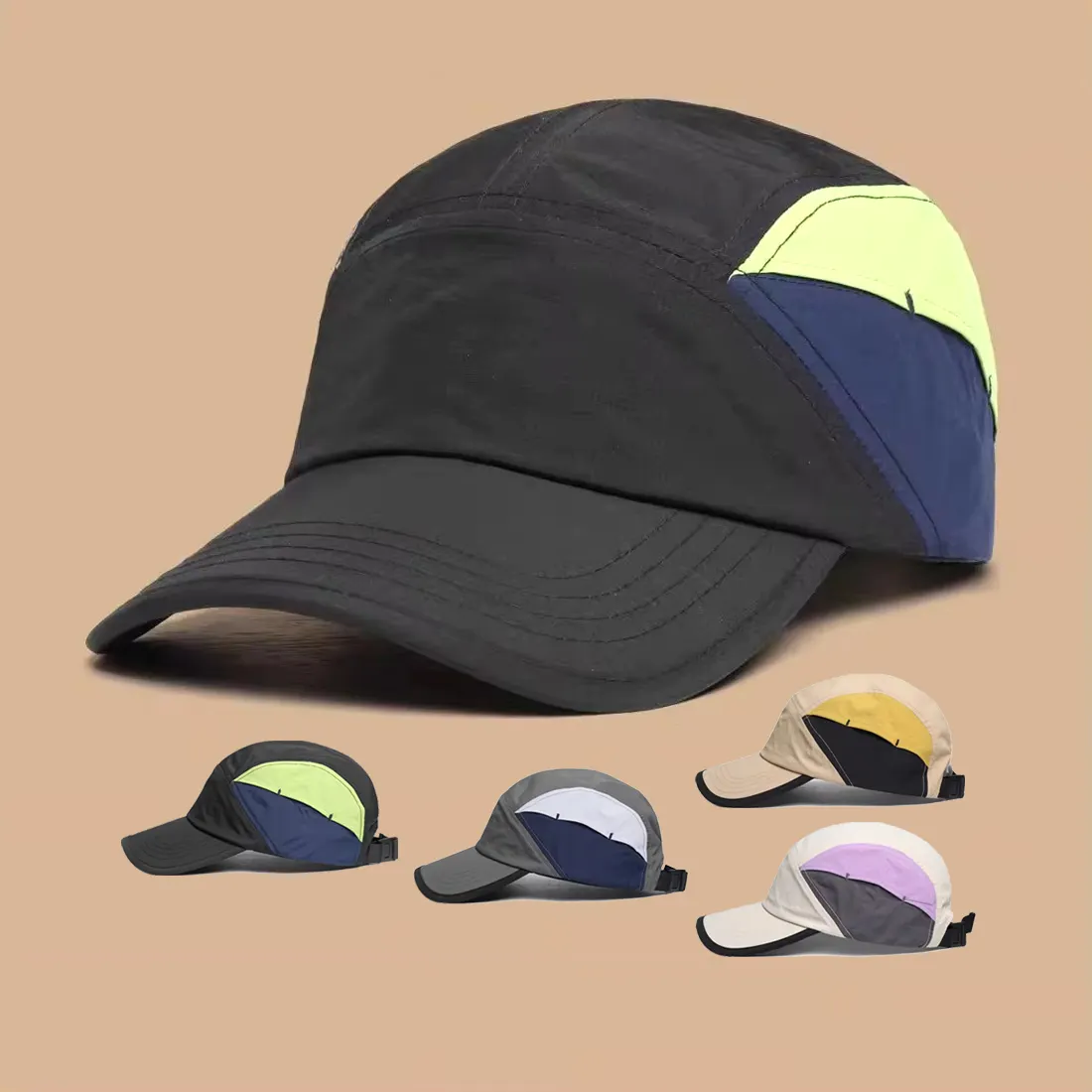 La más nueva moda multicolor deporte gorra de béisbol Unisex ajustable al aire libre protección solar camionero sombrero Retro campamento gorra para Mujeres Hombres