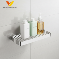 Plateau de vidange de savon de douche en acier inoxydable moderne haut de gamme pour porte-savon en métal de salle de bain d'hôtel