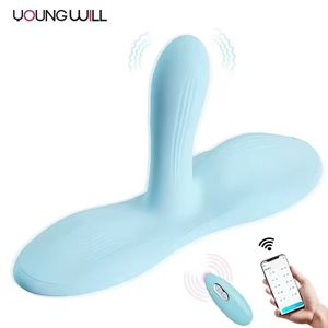 Aanpasbare app-gestuurde vibrerende kussen-<span class=keywords><strong>vibrator</strong></span> voor vrouwen, voor clitorale stimulatie, handsfree, met humpable functie en G-spot stimulatie. - Product Image 1