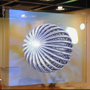 Ba chiều màn hình máy chiếu ba chiều trong suốt lá 3d holographic màn hình chiếu phim với phía trước và phía sau vải - Product Image 2