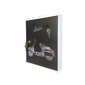 Portachiavi Scooter ALUBOX Italia con Logo Personalizzato, Bacheca in Metallo e PVC Morbido, Modello LAF76664 # - Product Image 2