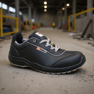 TTAKE Take Granito Safety <b>Shoes</b> Black Steel Toe <b>Work</b> Footwear Size 42 - Product Image 3