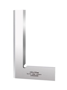 Righello ad angolo di coltello in acciaio ad alto tenore di carbonio livello inossidabile di 90 gradi 0 1 per micrometri per la lavorazione del legno - Product Image 2